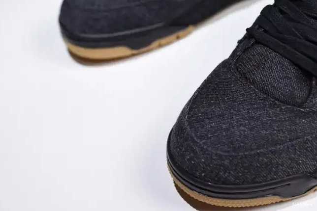 Cheap TBkick 'black' AO2571-001 Air Levi's Jordan x 4 0429